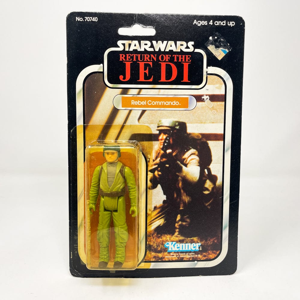 Vintage Kenner Star Wars MOC Rebel Commando ROTJ 77A - Mint on Card Star Wars Vintage Figure