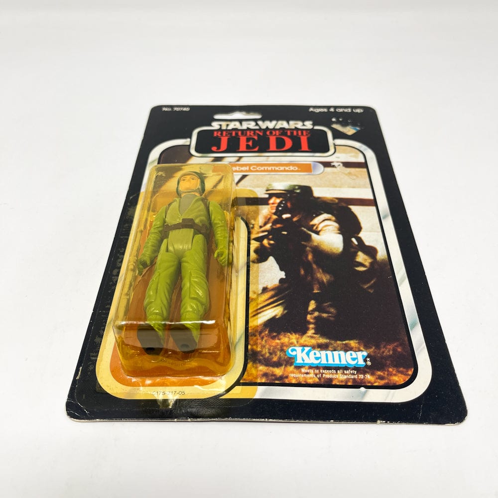 Vintage Kenner Star Wars MOC Rebel Commando ROTJ 77A - Mint on Card Star Wars Vintage Figure