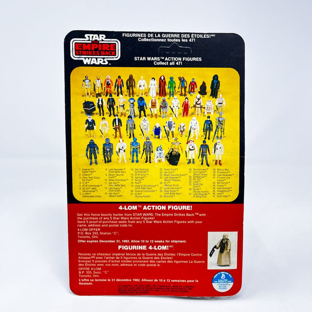 Vintage Kenner Star Wars MOC Snowtrooper ESB 47A Canadian - Mint on Card