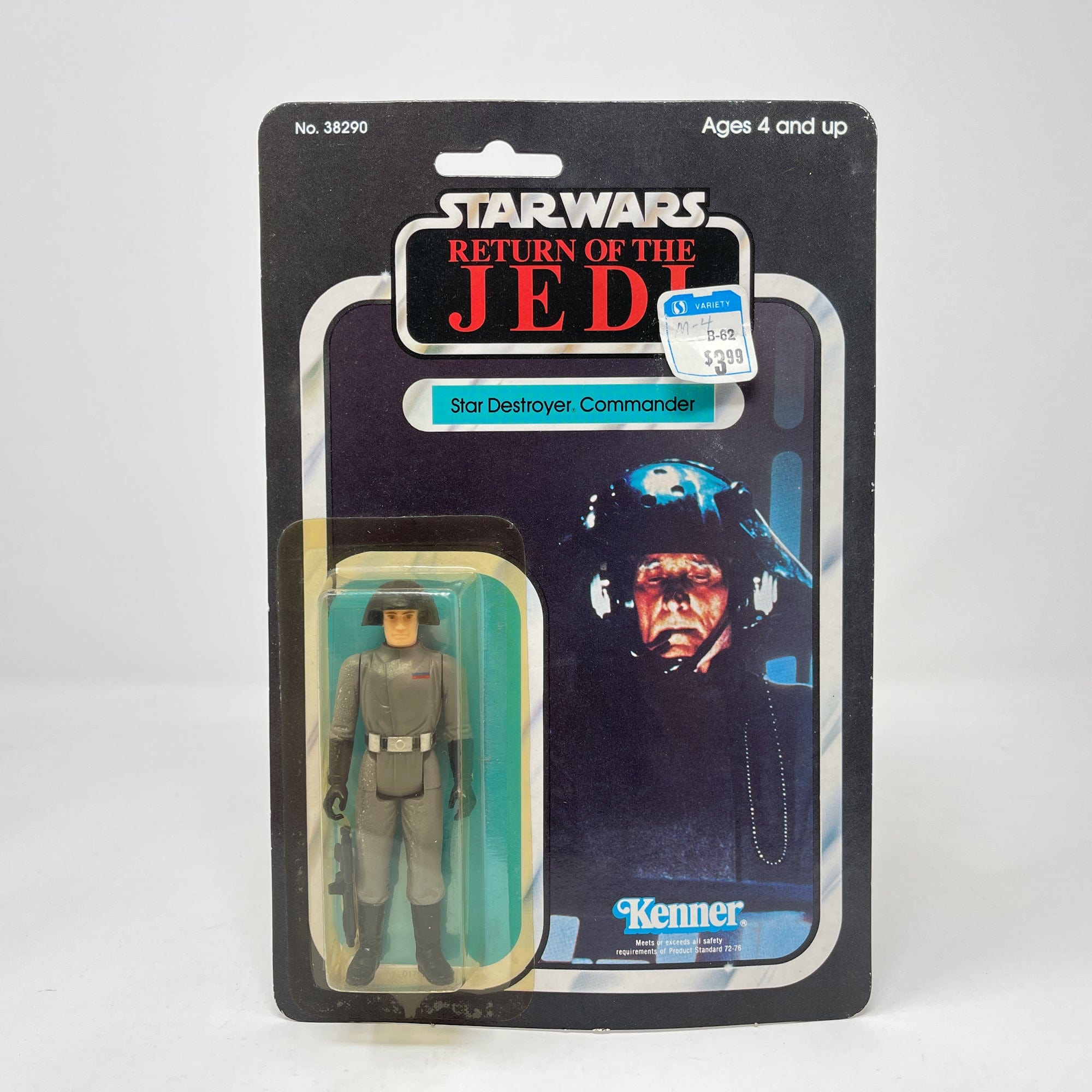Star Destroyer Commander ROTJ 65A back MOC Vintage Star Wars - Kenner ...