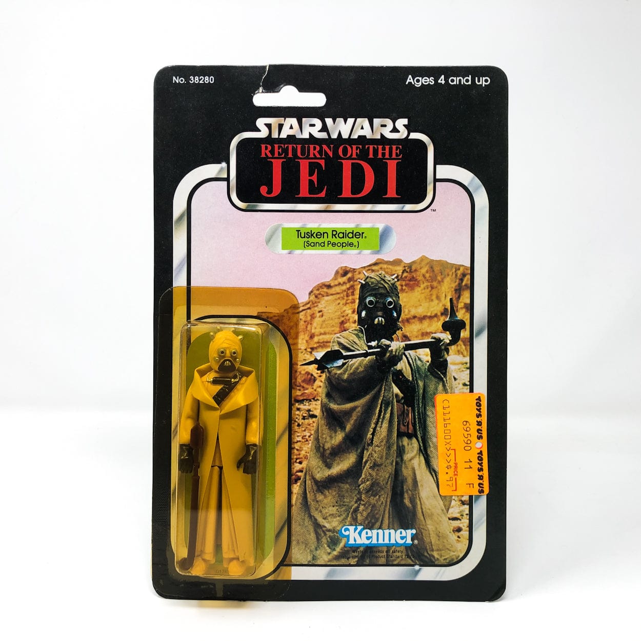 Vintage Kenner Star Wars MOC Tusken Raider (Sand People) ROTJ 65B - Mint on Card Vintage Kenner