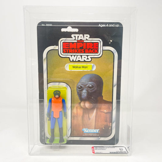 Vintage Kenner Star Wars MOC Walrusman ESB 32A Back - MOC AFA 80