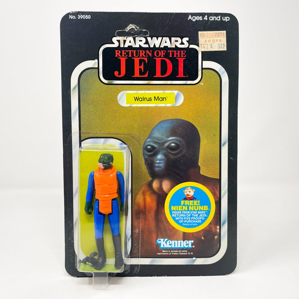 Vintage Kenner Star Wars MOC Walrusman ROTJ 48D - Mint on Card Vintage Star Wars