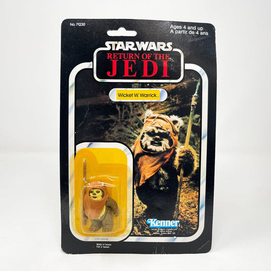 Vintage Kenner Star Wars MOC Wicket ROTJ 77A Canadian - Mint on Card