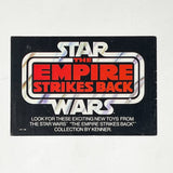 Vintage Kenner Star Wars Paper Empire Strikes Back Large Logo Kenner Mini-Catalog (1980)