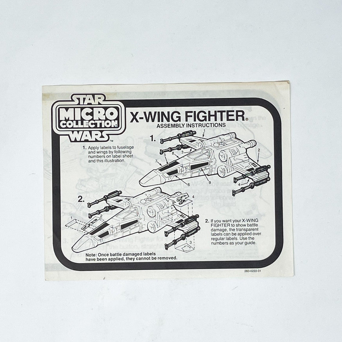 Vintage Kenner Star Wars Instructions, Catalogs, Inserts and Paper