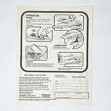 Vintage Kenner Star Wars Paper ESB X-Wing Instructions