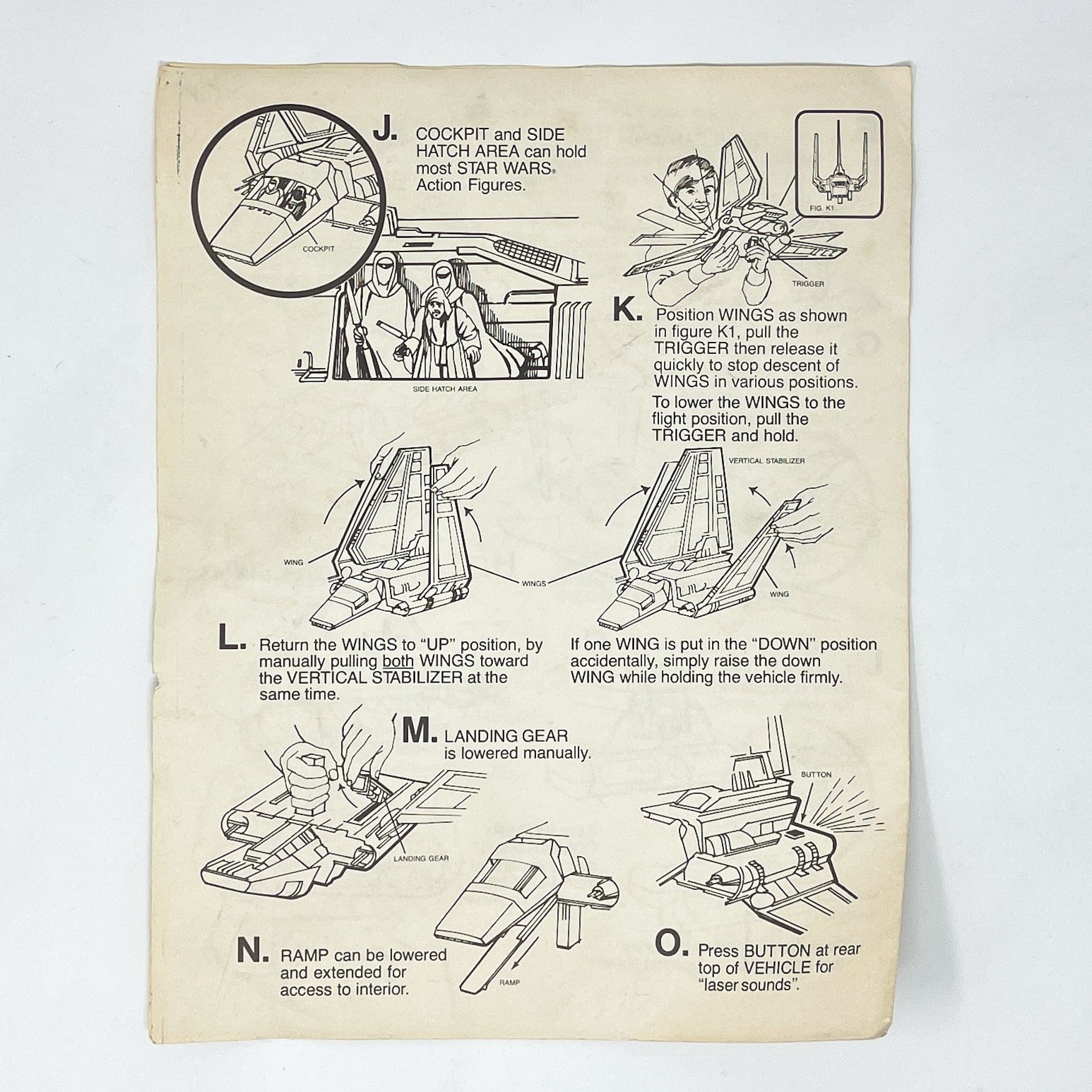 High quality Vintage Instructions