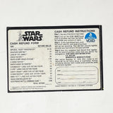 Vintage Kenner Star Wars Paper Star Wars Cash Refund Kenner Mini-Catalog Insert (1979)