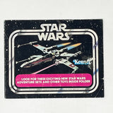 Vintage Kenner Star Wars Paper Star Wars X-Wing Pink Mini-Catalog Insert (1978)