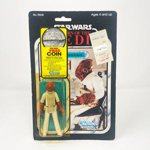 Vintage Kenner Star Wars Toy Admiral Ackbar ROTJ 65A - Mint on Card