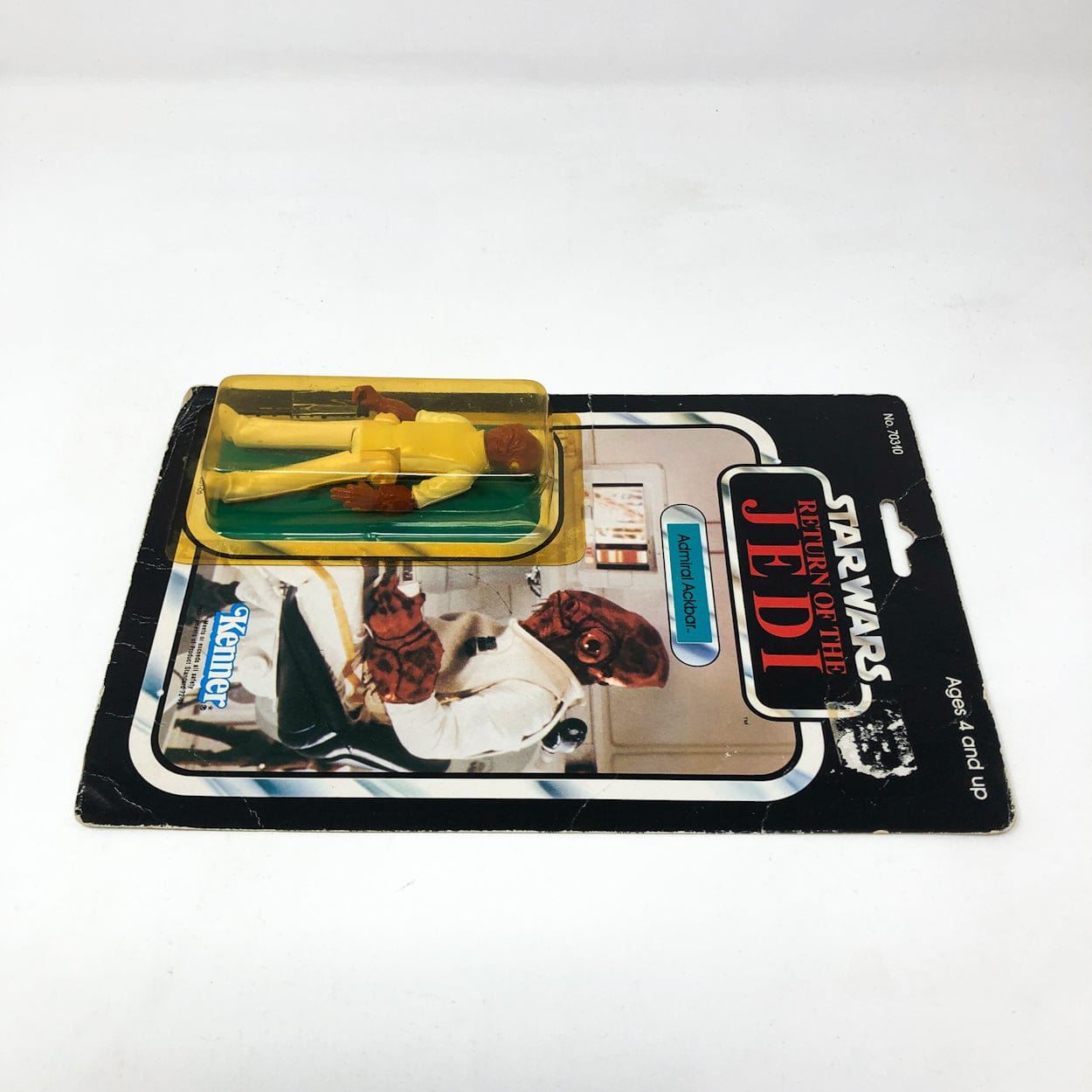 Vintage Kenner Star Wars Toy Admiral Ackbar ROTJ 77A - Mint on Card