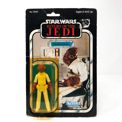 Vintage Kenner Star Wars Toy Admiral Ackbar ROTJ 77A - Mint on Card