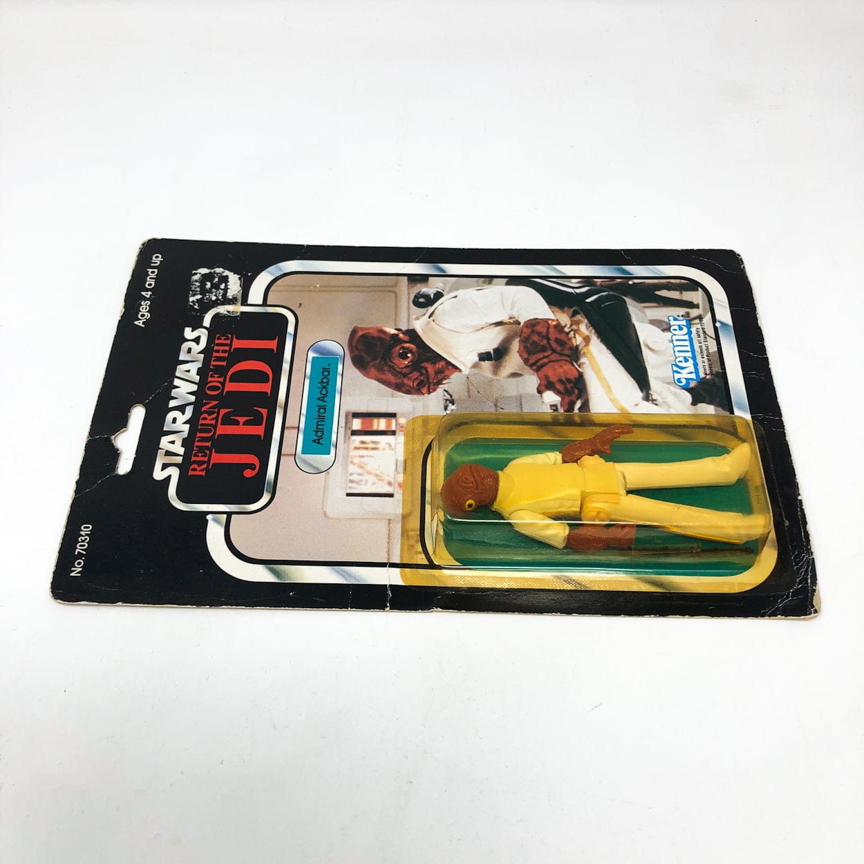 Vintage Kenner Star Wars Toy Admiral Ackbar ROTJ 77A - Mint on Card