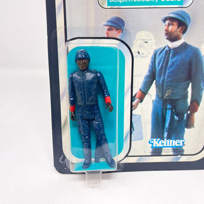 Vintage Kenner Star Wars Toy Bespin Guard (Black) 48A Back - Mint on Card