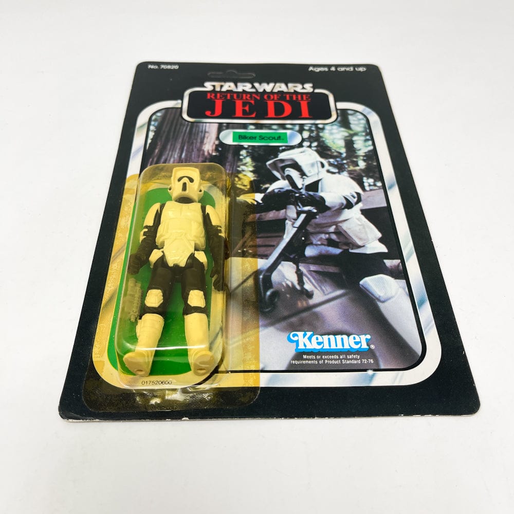 Vintage Kenner Star Wars Toy Biker Scout ROTJ 65B - Mint on Card Star Wars Vintage Figure