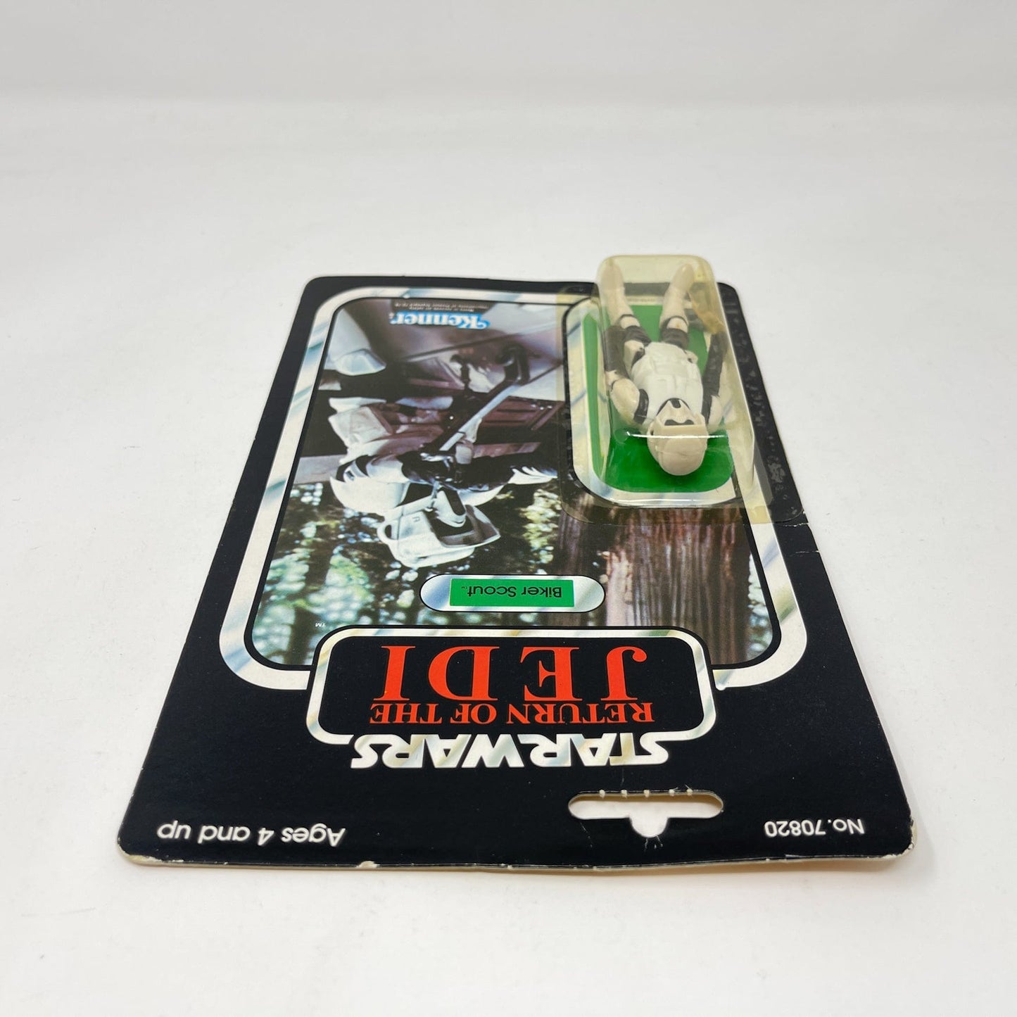 Vintage Kenner Star Wars Toy Biker Scout ROTJ 77A  - Mint on Card