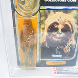Vintage Kenner Star Wars Toy Chewbacca POTF 92A-back - MOC AFA 70+