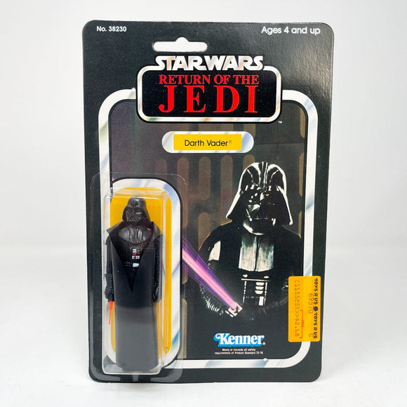 Vintage Kenner Star Wars Toy Darth Vader ROTJ 65B Back - Mint on Card