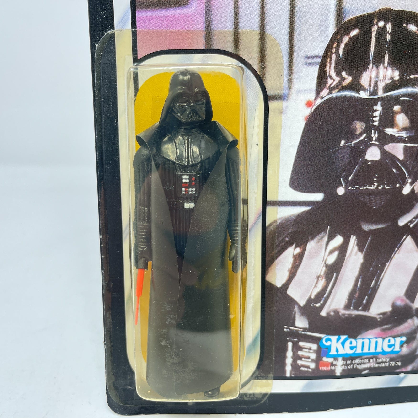 Vintage Kenner Star Wars Toy Darth Vader ROTJ 77A Back - Mint on Card Kenner