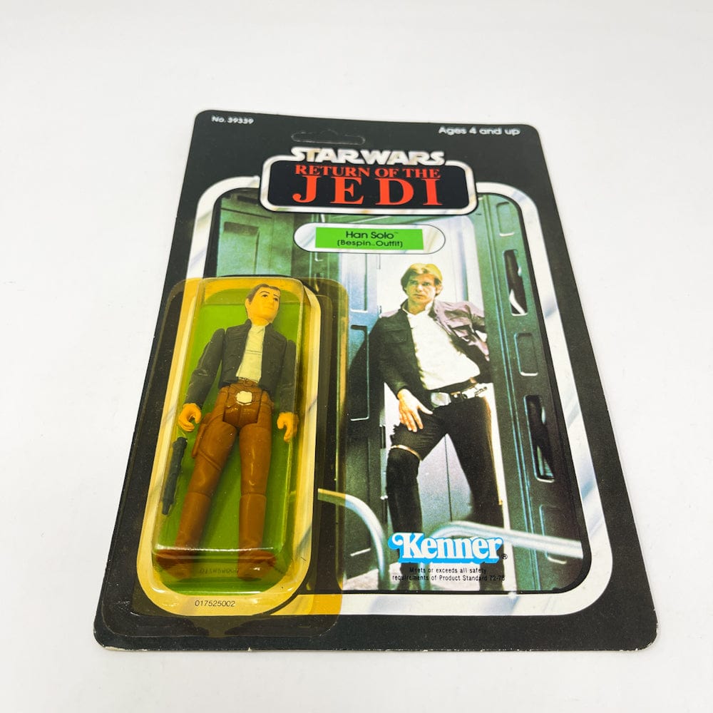 Vintage Kenner Star Wars Toy Han Solo Bespin Outfit ROTJ 65B - Mint on Card Star Wars Vintage Figure