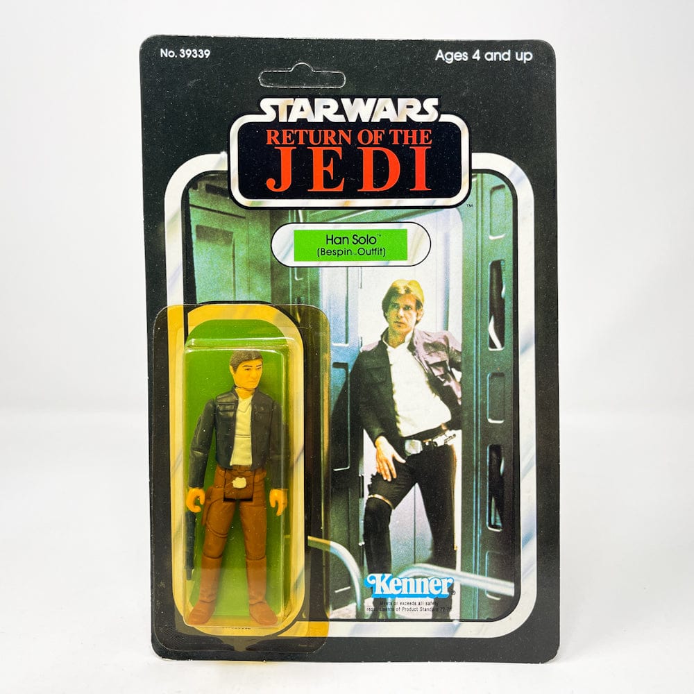 Vintage Kenner Star Wars Toy Han Solo Bespin Outfit ROTJ 65B - Mint on Card Star Wars Vintage Figure