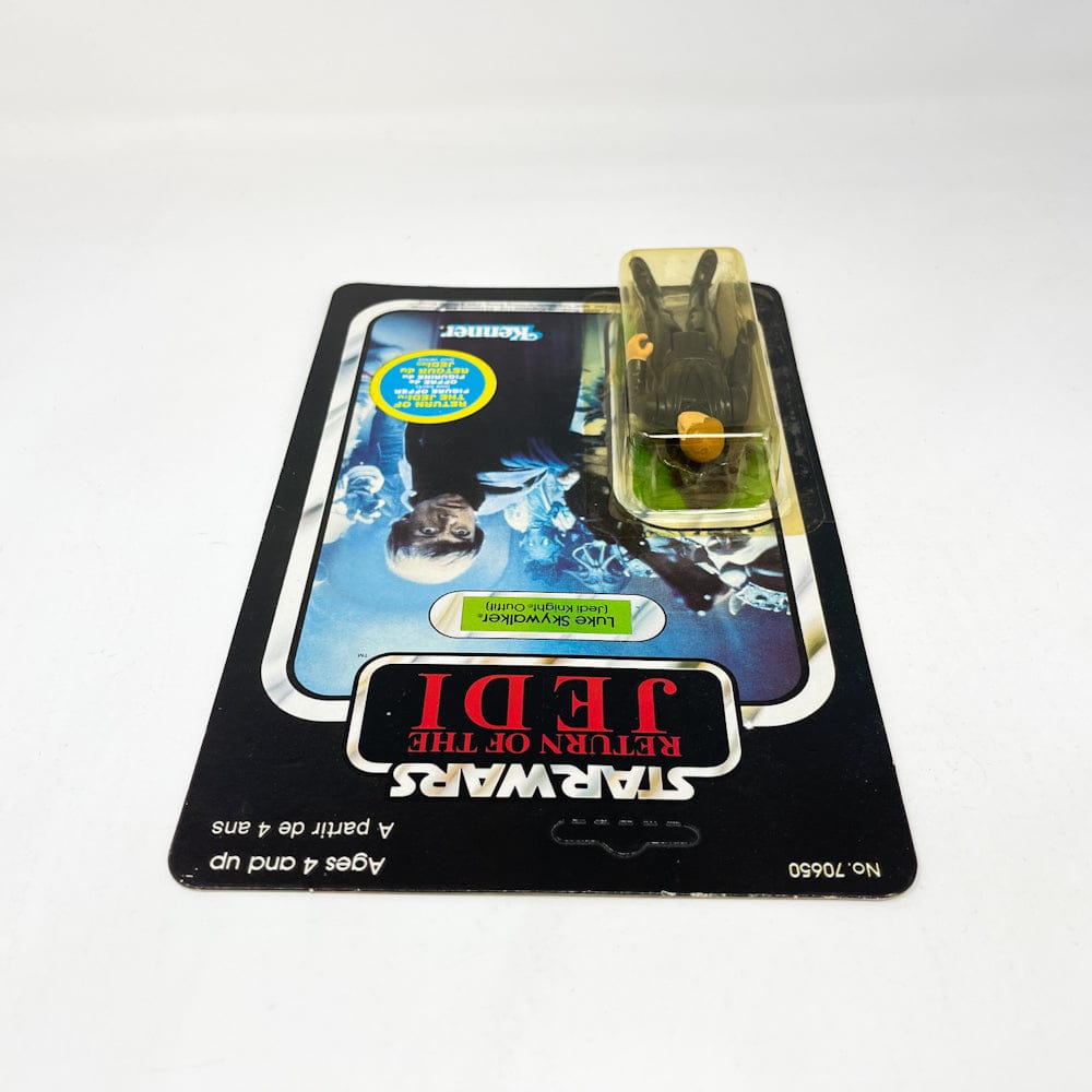 Vintage Kenner Star Wars Toy Luke Jedi Canadian 65A Back - Mint on Card