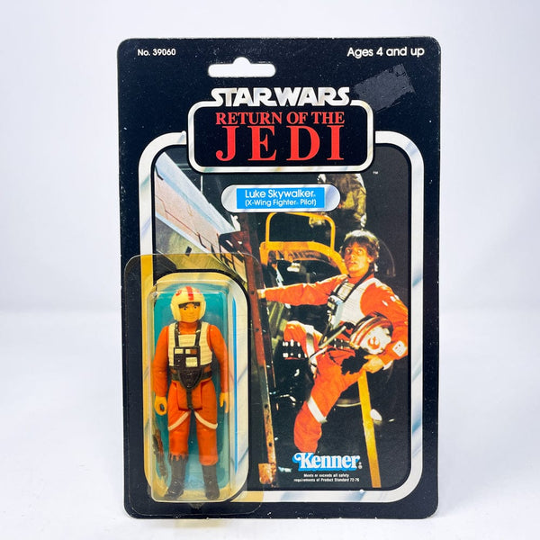 Luke Skywalker X-Wing Pilot ROTJ 77A - Mint on Card Star Wars Vintage Figure