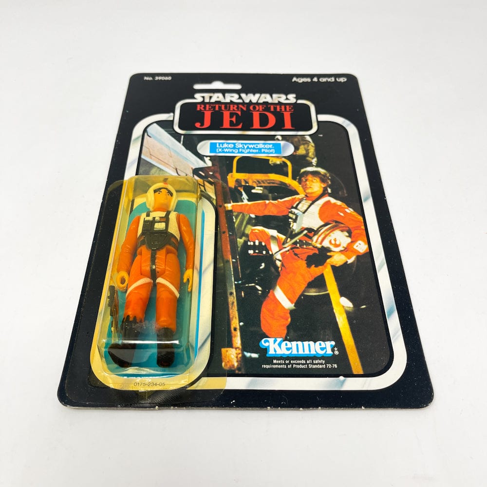 Luke Skywalker X-Wing Pilot ROTJ 77A - Mint on Card Star Wars Vintage Figure