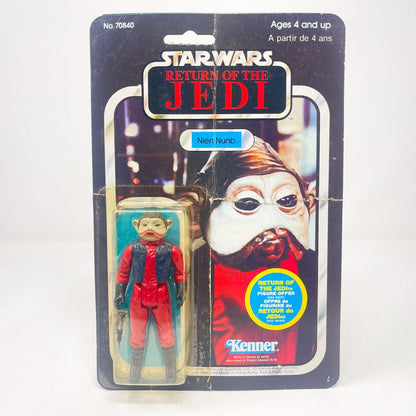 Vintage Kenner Star Wars Toy Nien Numb ROTJ 65A Back Canadian - MOC