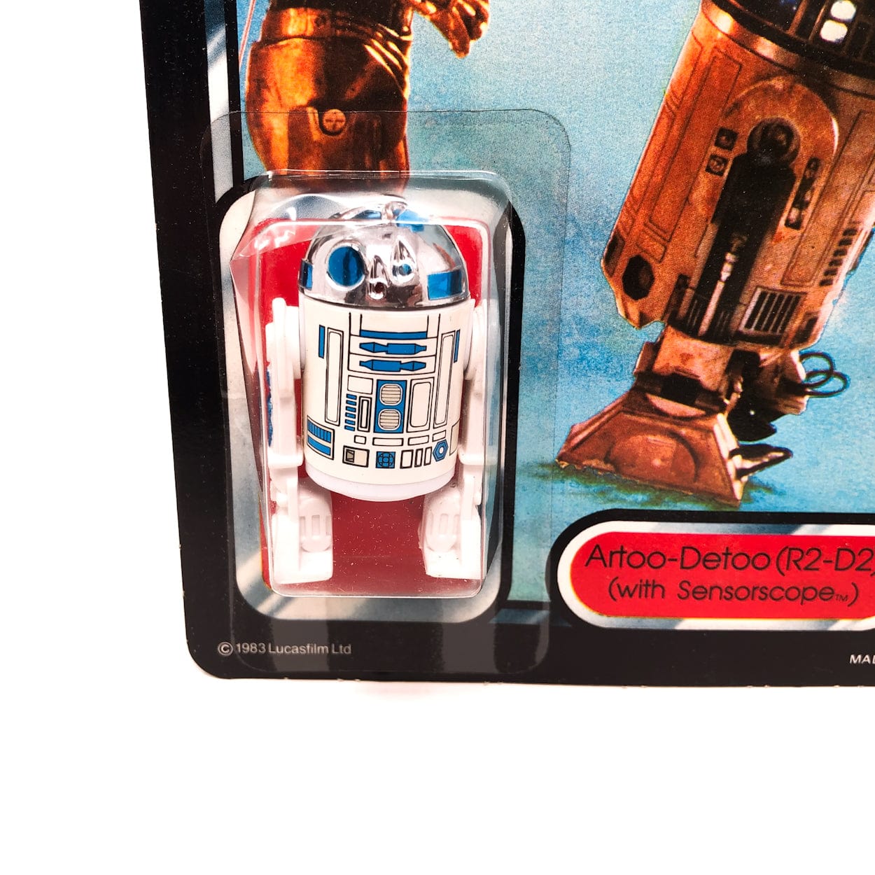 R2-D2 Sensorscope on ROTJ Trilogo 70B Vintage Star Wars - MOC