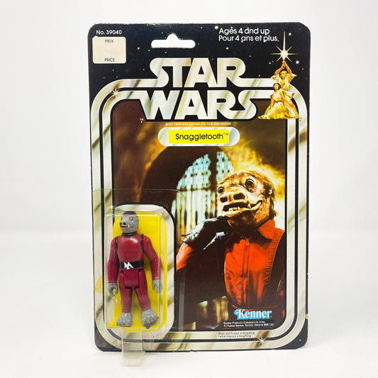 Vintage Kenner Star Wars Toy Snaggletooth 20-back Kenner Canada- Mint on Card