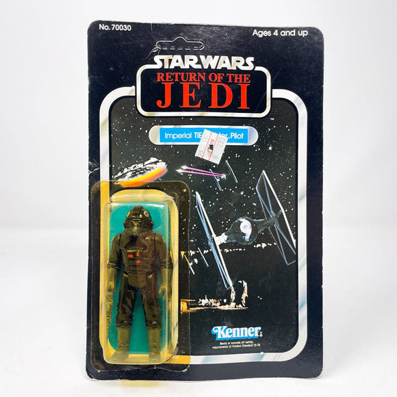 Vintage Kenner Star Wars Toy Tie Fighter Pilot ROTJ 77A - Mint on Card Star Wars Vintage Figure
