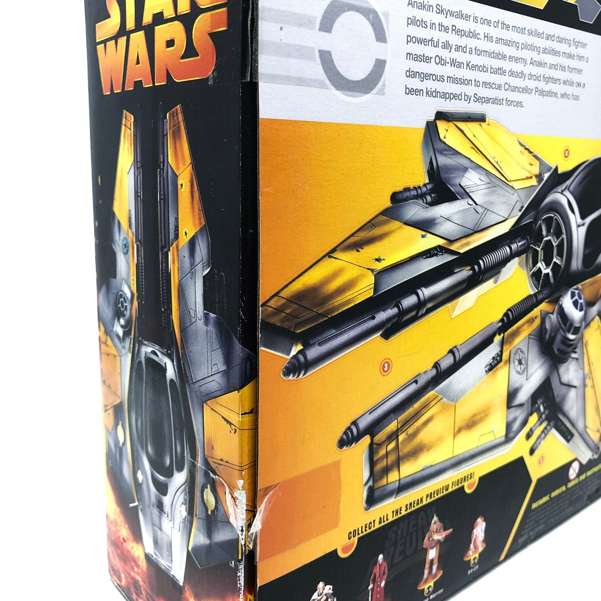 Anakin Skywalker ROTS Jedi Starfighter - 2006 Hasbro Star Wars Saga ...