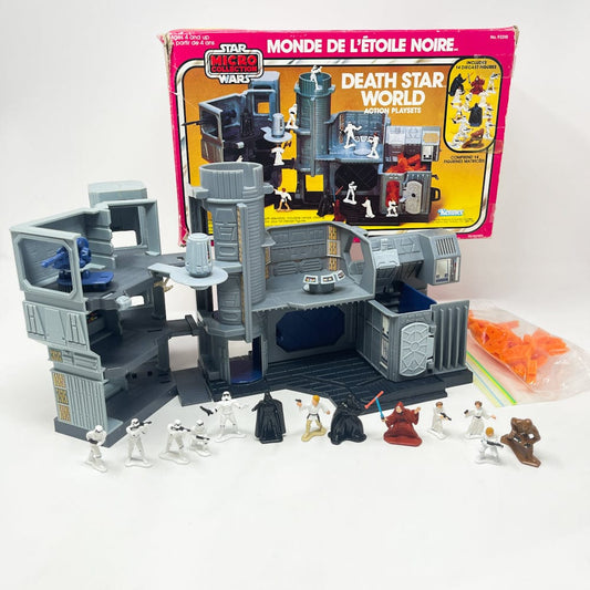 Vintage Kenner Star Wars Vehicle Micro Collection Death Star World - Complete in Canadian Box