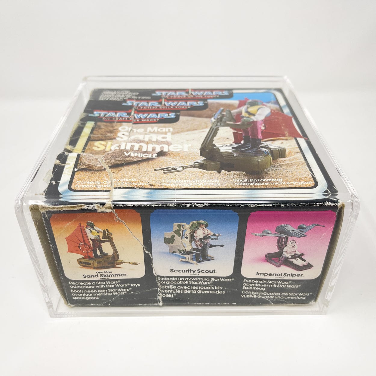 Kenner Mini Rig Collection Mini-Rig Kenner POTF Sand Skimmer - Loose Complete Body Rig Star Wars ...