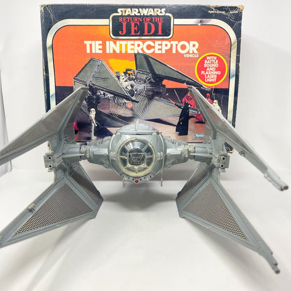 Vintage Kenner Star Wars Vehicle ROTJ TIE Interceptor - Complete in Box