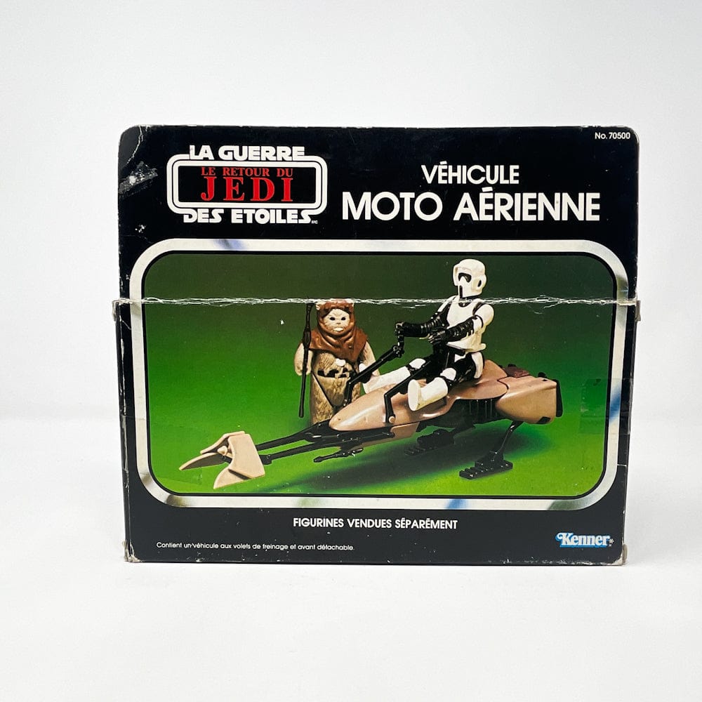 Vintage Speeder Bike Complete in Canadian Box Star Wars Kenner For