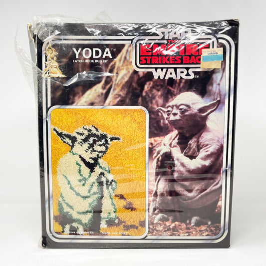 Vintage Lee Ward Star Wars Non-Toy Yoda Latch & Hook Rug Kt - MIB