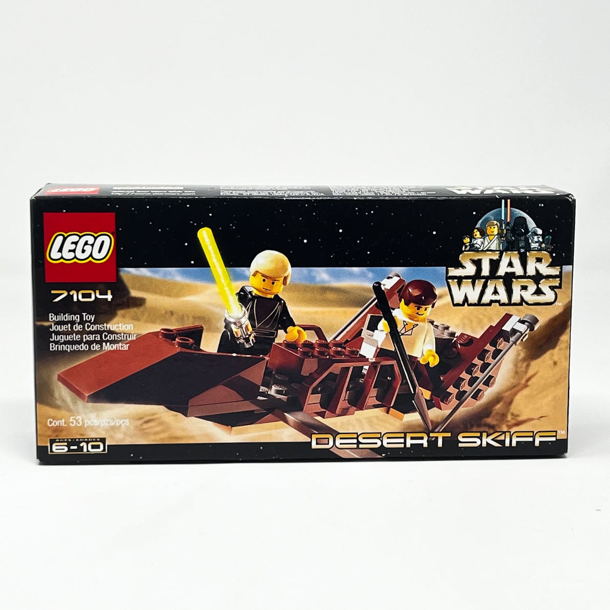 Vintage Lego Star Wars Lego Boxed Lego 7104 - Desert Skiff