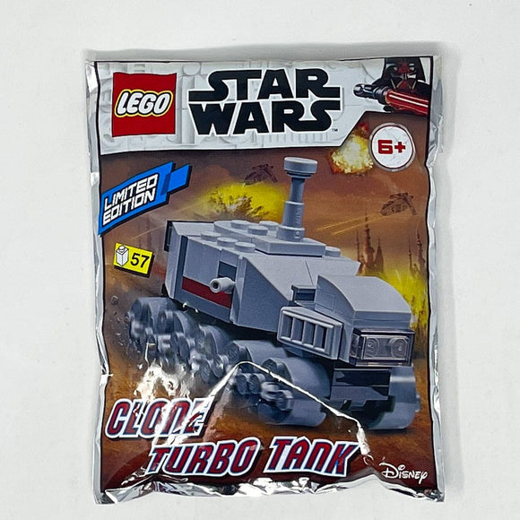 Vintage Lego Star Wars Lego Polybag Clone Turbo Tank - Mini Foil Pack - Star Wars Lego