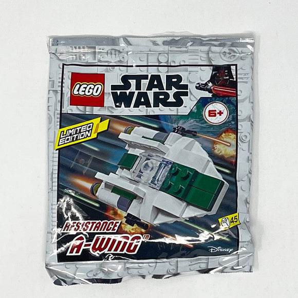 Vintage Lego Star Wars Lego Polybag Resistance A-Wing - Mini Foil Pack - Star Wars Lego