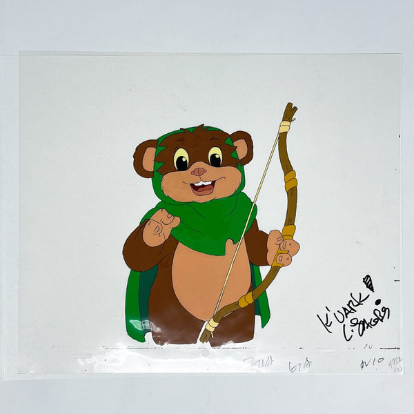 Ewoks Cartoon - Wicket Cel A Nelvana Animation Star Wars Vintage