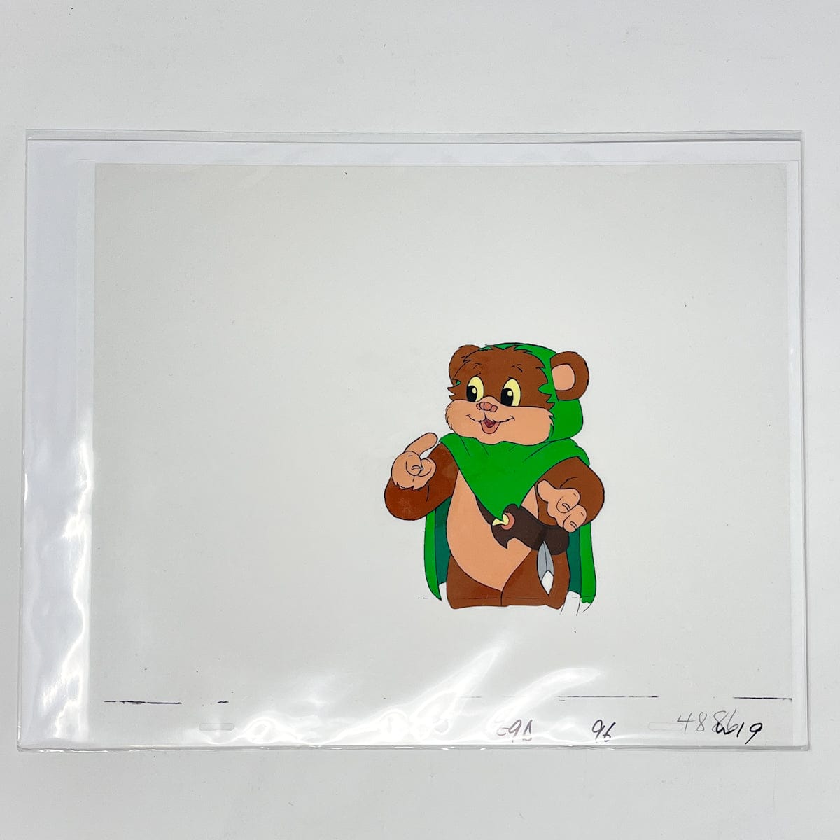 Vintage Nelvana Star Wars Non-Toy Ewoks Cartoon - Wicket Cel D