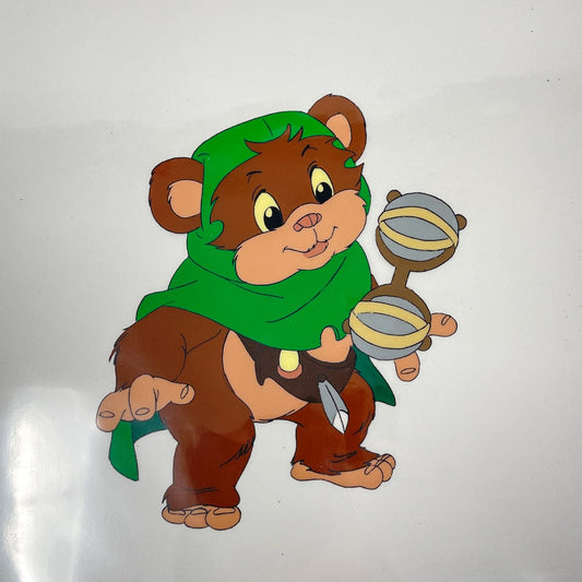 Vintage Nelvana Star Wars Non-Toy Ewoks Cartoon - Wicket Cel H star wars