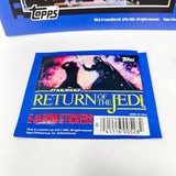Vintage Panini Star Wars Non-Toy ROTJ Sticker Album, Complete Set and Sealed Pack - Topps (1983)