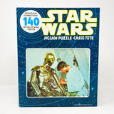 Vintage Parker Brothers Star Wars Vehicle Star Wars Puzzle - Canadian Luke & C-3PO - SEALED