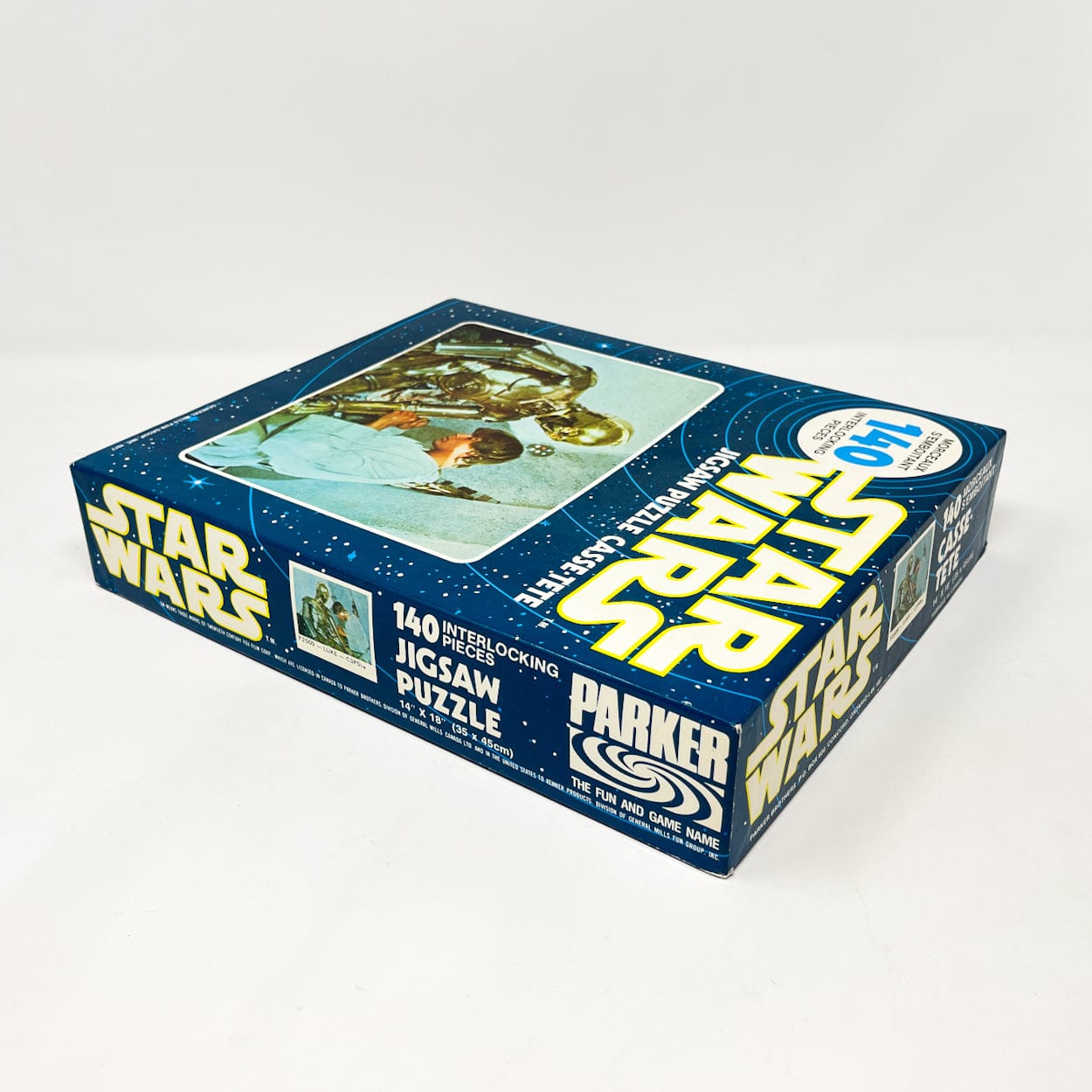 Vintage Parker Brothers Star Wars Vehicle Star Wars Puzzle - Canadian Luke & C-3PO - SEALED