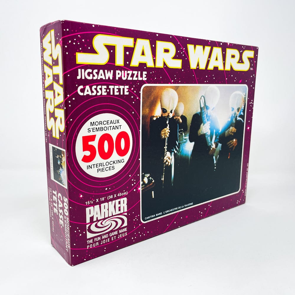 Vintage Parker Brothers Star Wars Vehicle Star Wars Puzzle - Cantina Band 500 Piece Canadian SEALED