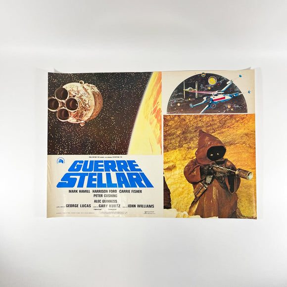Vintage Proctor & Gamble Star Wars Ads Italian Photobusta Poster - Jawa & Escape Pod